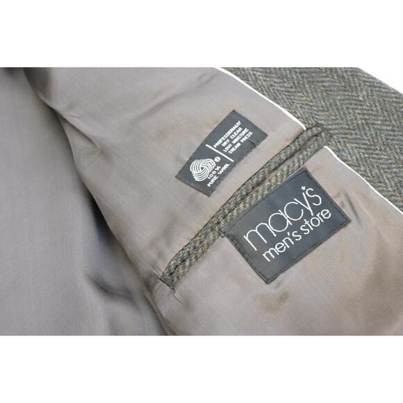 Christopher Hayes Tweed Wool Blazer Sports Jacket Lined Mens Sz 40 R - Picture 10 of 11